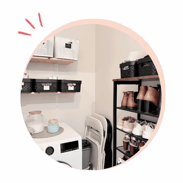 rangement buanderie - Bree Van de Cool Organisation maison
