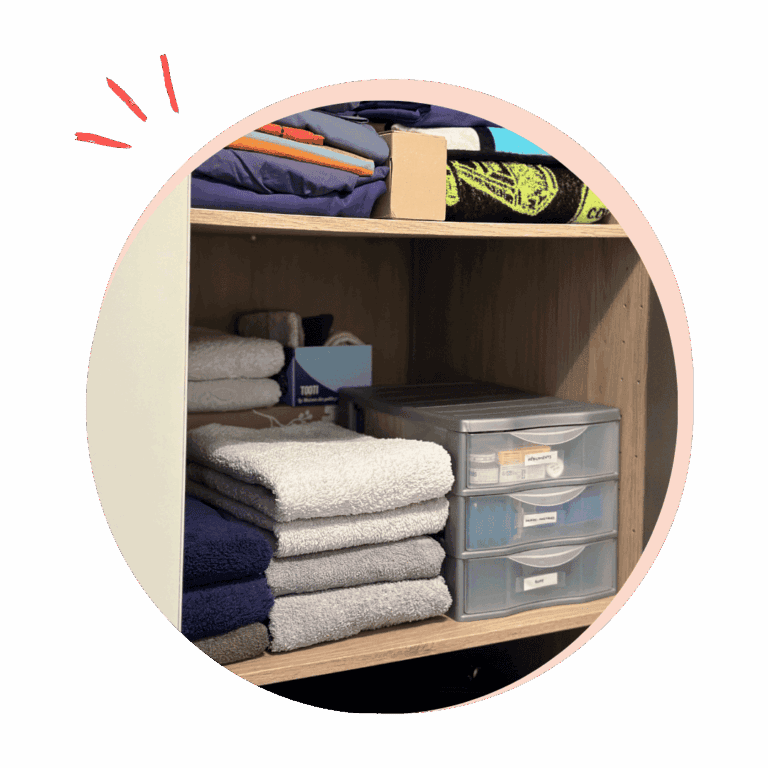rangement linge de maison - Bree Van de Cool Organisation maison