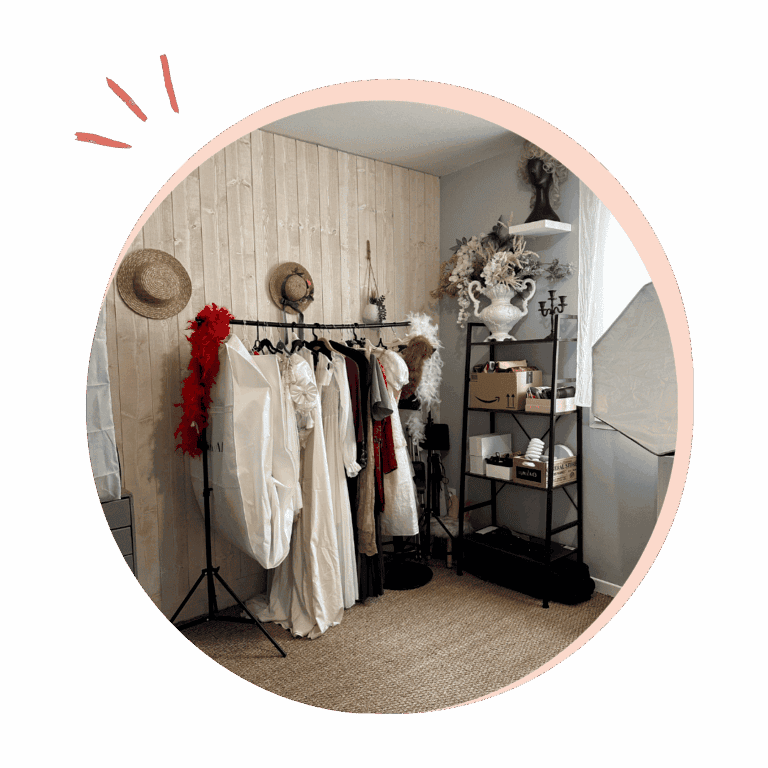 rangement studio photos - Bree Van de Cool Organisation maison