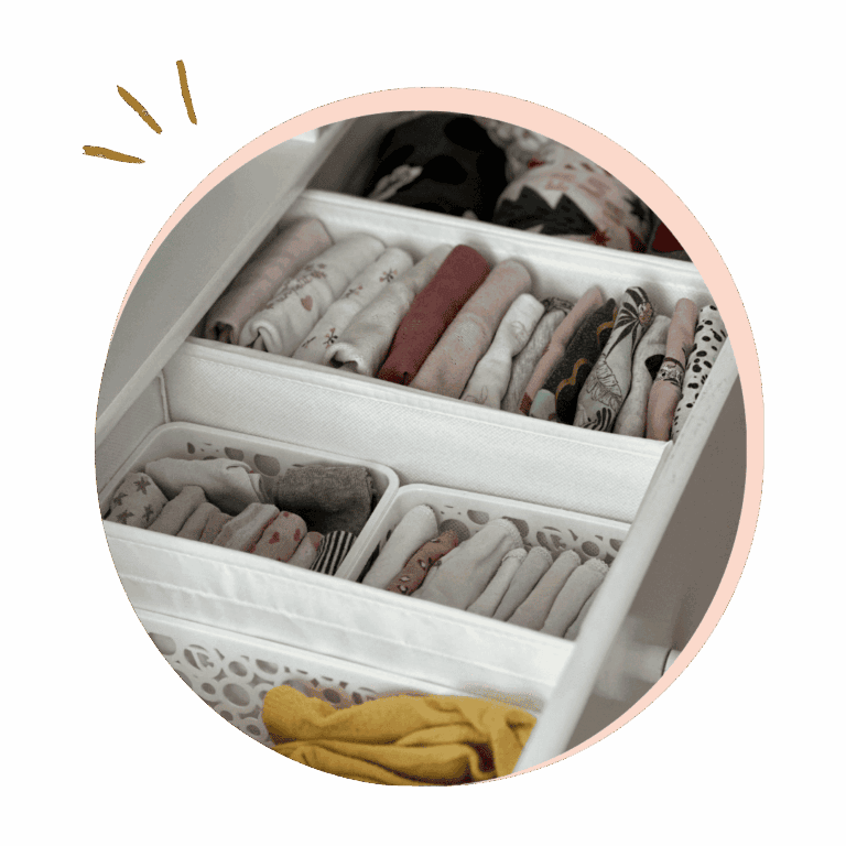 rangement vêtements bébé - Bree Van de Cool Organisation maison