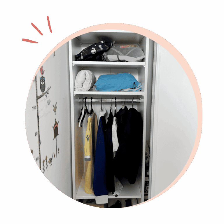 rangement vêtements sport - Bree Van de Cool Organisation maison